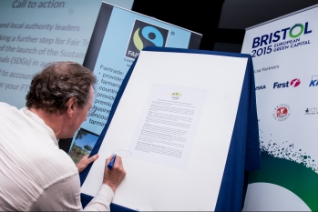  Fair Trade Towns International campaign launched in Bristol 2015